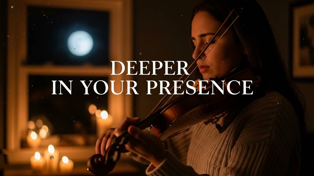 DEEPER IN YOUR PRESENCE — Violin Only Sleep Worship Background 110 Minutes | Worship