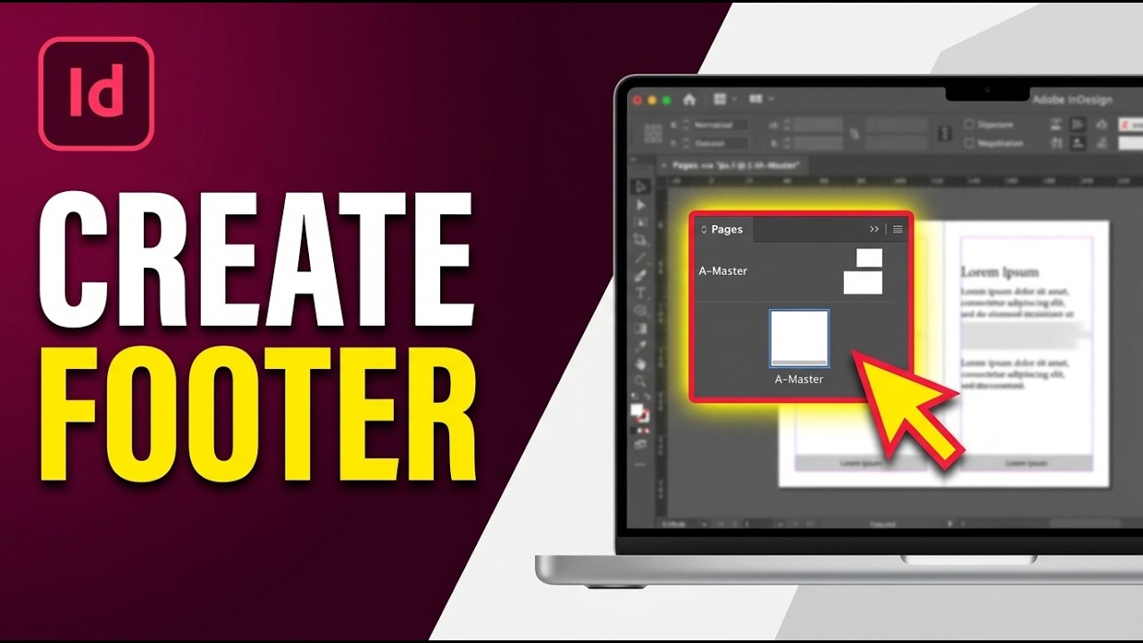 How to Create Footer in Adobe InDesign 2026 (Quick & Easy) - YouTube