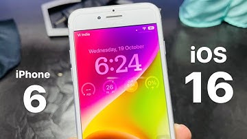 Update iPhone 6 on iOS 16 - Install iOS 16 on iPhone 6