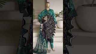 *SΛDΛBΛHΛR**PEPLUM* LUXURY EMB**Vol2*3 Pc Digital Printed Lawn #foryou #foryourpage