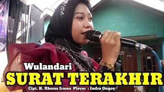 Surat Terakhir noer Halimah  Cipt Rhoma Irama  Wulandari dangdut Cover  Billa Nada 