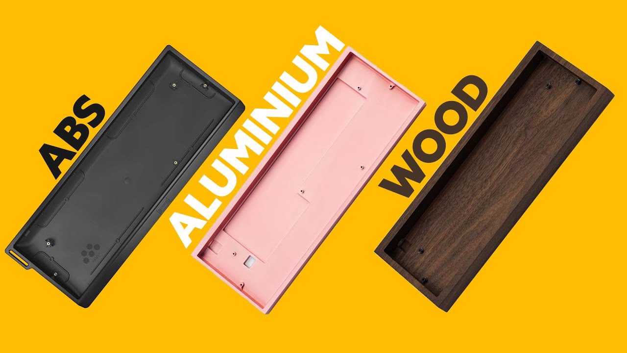 60HE Case Sound Comparison: ABS vs Wood vs Aluminum 