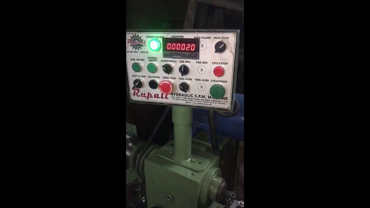 TOOTH Bolt Turning Machine mobile. 9216032309