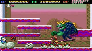 Snow Bros Level 10 clear screenshot 1