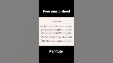 Thumbnail of El condor pasa - pan flute music sheet #nai #panflute #music #condor #elcondorpasa #world #song