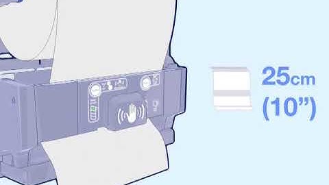 Tork H1 Image Sensor Recessed Dispenser Setting Adjusting Video