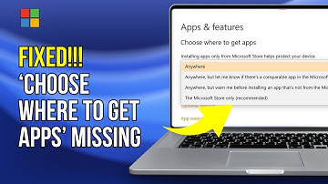 Fix Choose Where To Get Apps Option Missing In Windows 11 Advanced App Settings - Step by Step