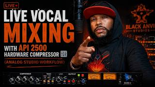 Live Vocal Mixing with API 2500 Hardware Compressor 🎚️ (Analog Studio Workflow)