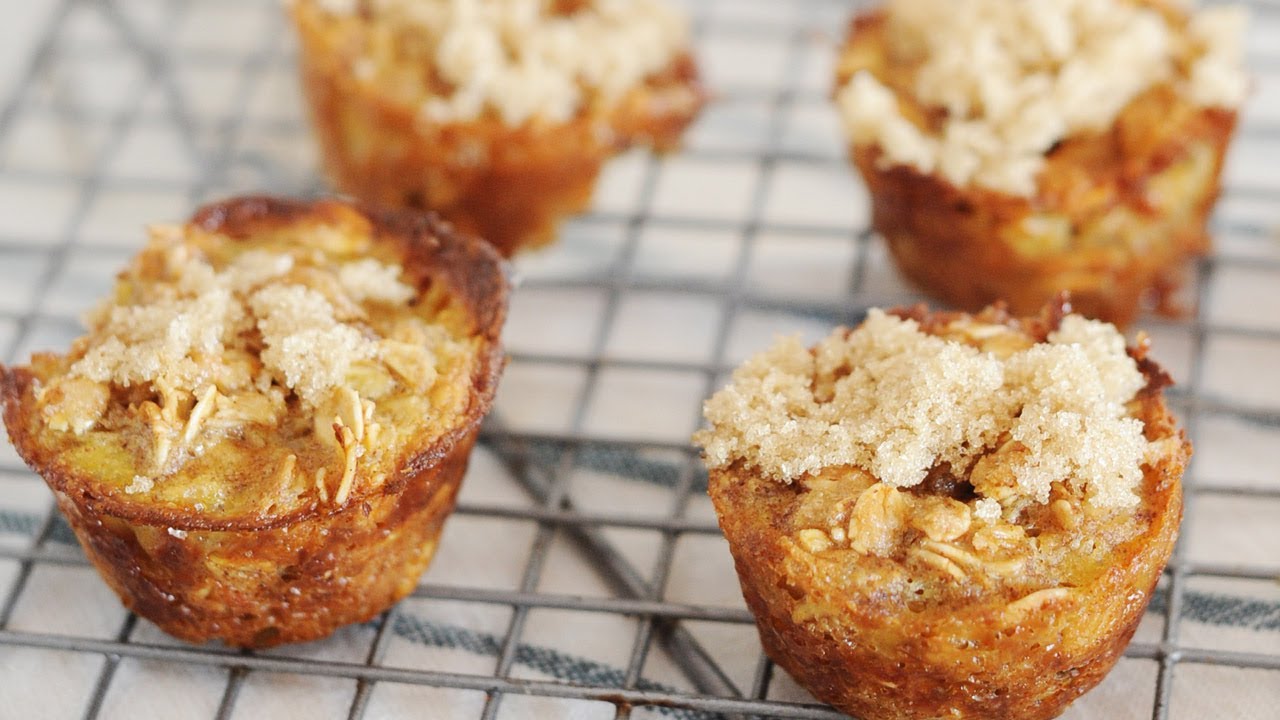 Brown Sugar Cinnamon Baked Oatmeal Cups