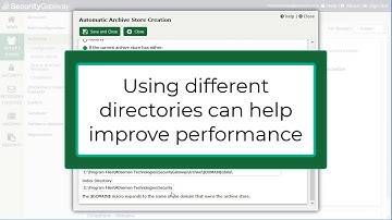 Security Gateway for Email - Archiving Overview & Settings