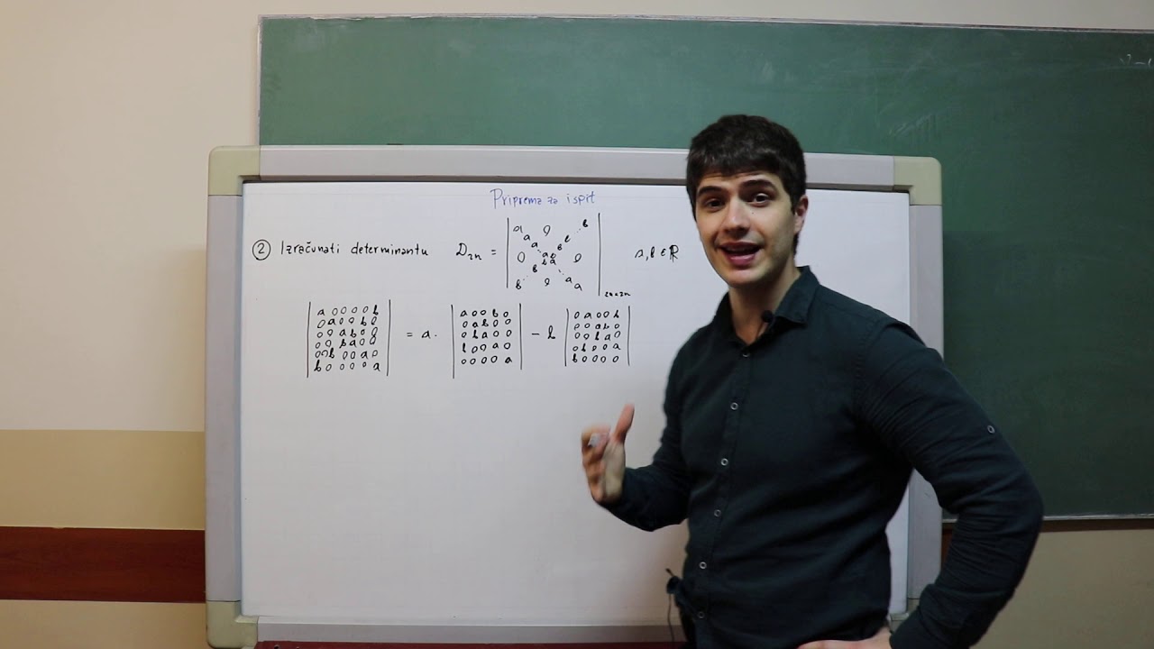 ETF - Matematika 1 - Vezbe 13.2 (priprema za ispit - determinanta)