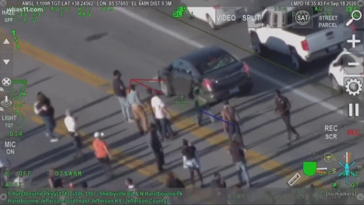 Protesters push back on LMPD video showing demonstrations in East Louisville