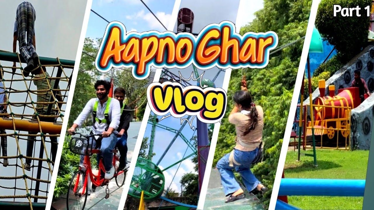 Aapno Ghar Vlog Part 1 || Zip-Line, Zip-Line Cycle, Funzone || Ayuss Vlogs #zipline  #vlogvideo 