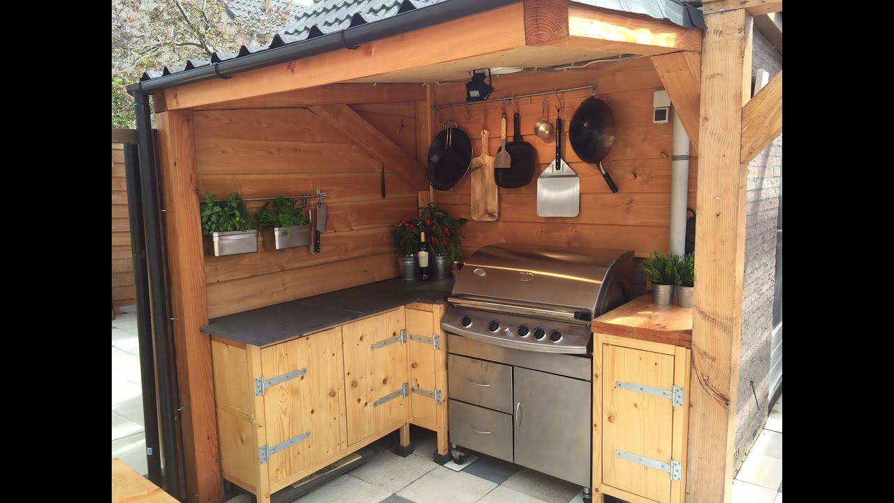 Hedendaags Buitenkeuken Steigerhout Zelf Maken - Doe het zelf met QM-65