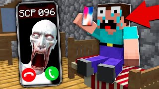 SCARY CALL in MINECRAFT! DON`T CALL TO SCP 096! in Minecraft Noob vs Pro