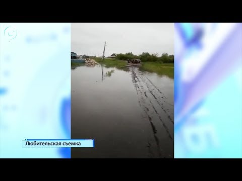 Восьмичасовой ливень привёл к наводнению в Венгерове