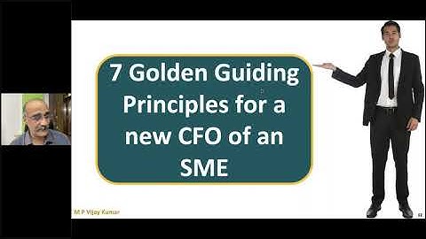 CFO of SMEs | CA MP Vijay Kumar