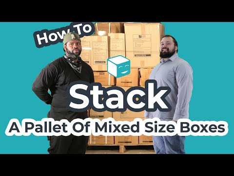 ვიდეო: როგორ აწყობთ პალეტებს სხვადასხვა ზომის ყუთებით?