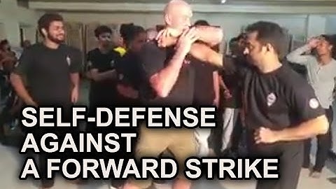 Street Self-Defense against a forward strike: Systema Spetsnaz  - Russian Martial Arts