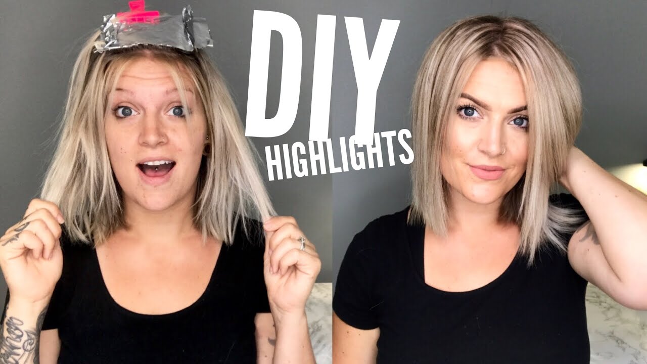 QUICK & EASY ROOT TOUCH UP PART 1| How to Highlight Hair at Home - YouTube