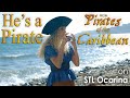 Hes a pirate  pirates of the caribbean  ft ashley jarmack on stl ocarina