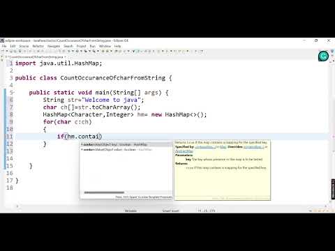 Java Interview Question: How to count of occurrence of character from string in java