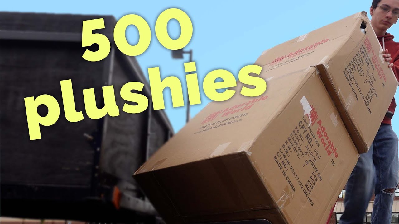 Why the post office hates me - Shipping 500 plushies!