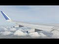 Above the Clouds – Airplane Window View (Free Stock Footage)