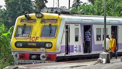 Barddhaman-Howrah Chord Line Shiny ICF Medha EMU Local Arrive & Departing Station | Eastern Railways