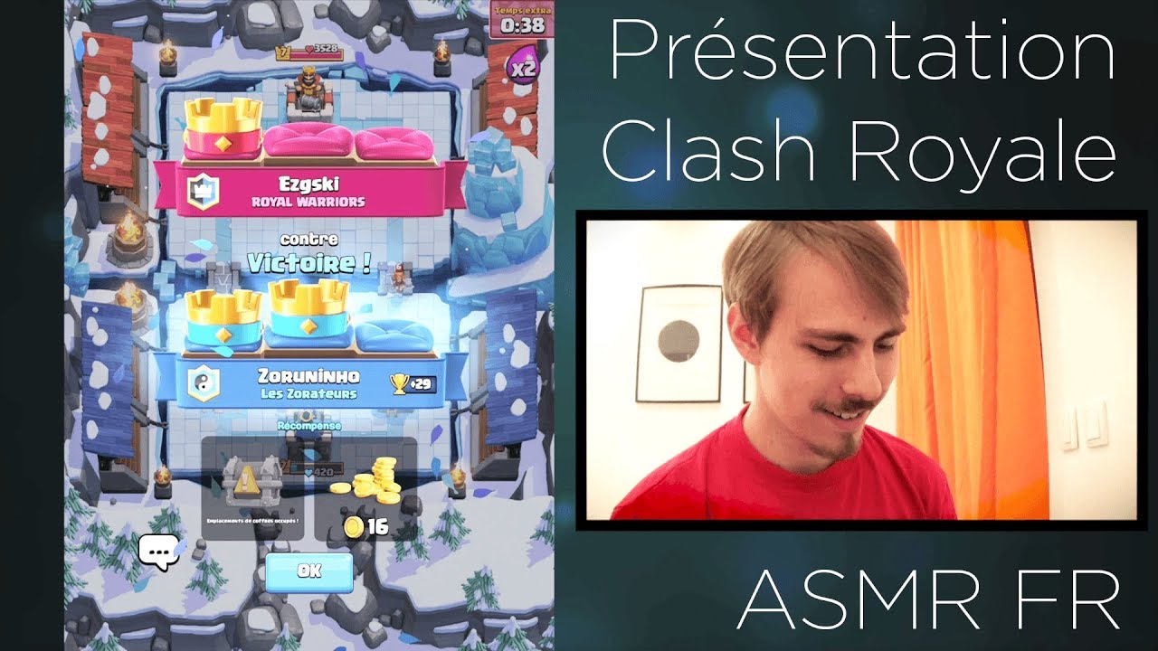 ASMR FR 🎮 Relaxing Gaming 🎮 Présentation de Clash Royale