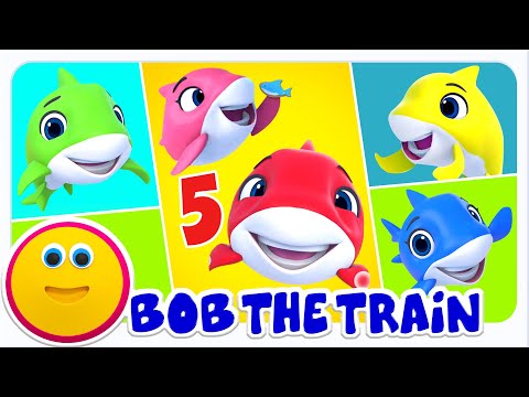 Five Little Sharks Song | Fun Educational Rhymes for Children
