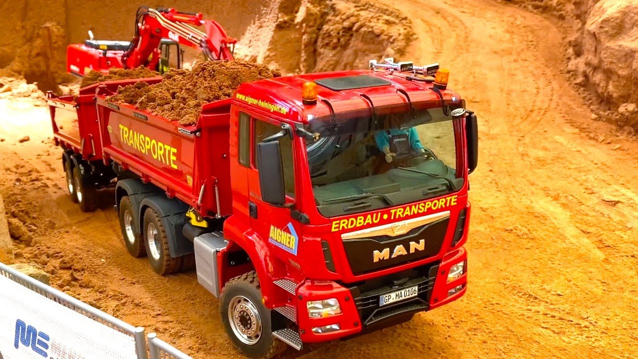 BEST OF RC TRUCK ACTION at the CONSTRUCTION WORLD in Germany YouTube