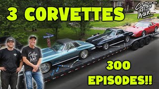 TRIFECTA: Three Rare Corvettes for 300 Episodes of Coffee Walk!