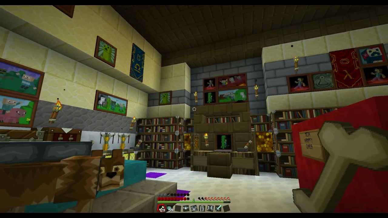 Minecraft Cozy Cabin With Sphax Texture Pack Youtube