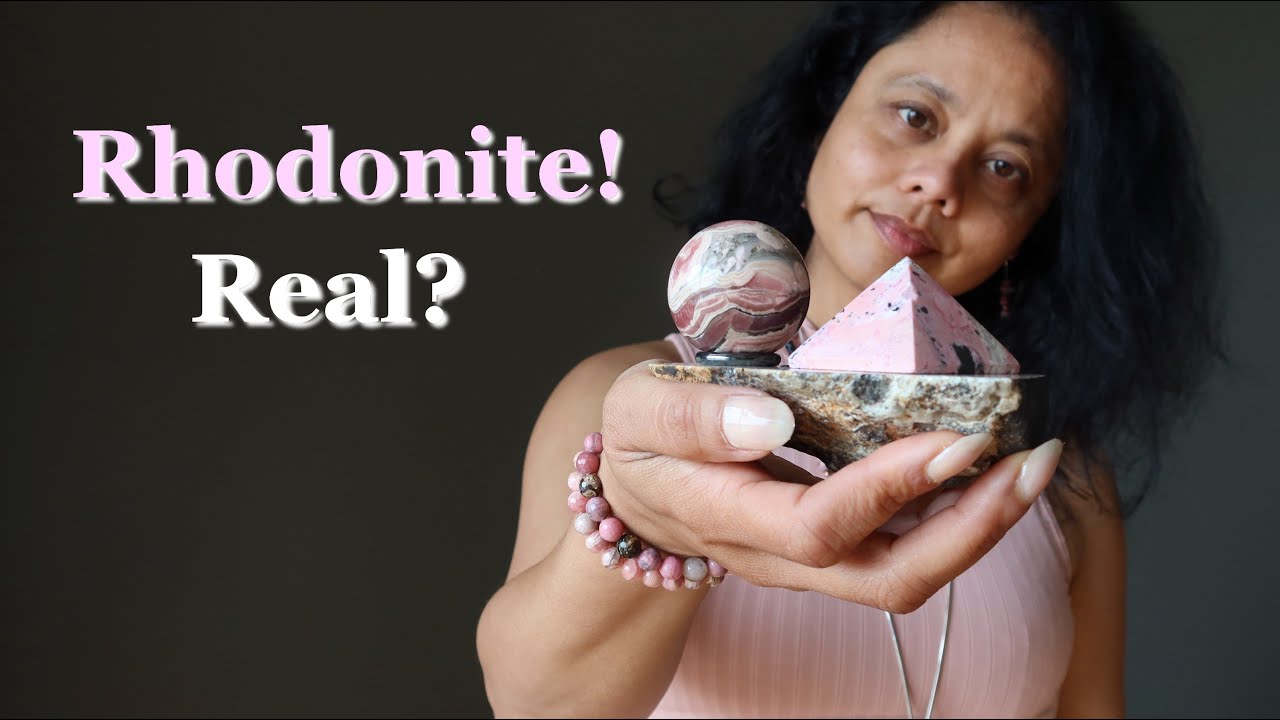Rhodonite Real vs Fake | Don't be Confused! - YouTube