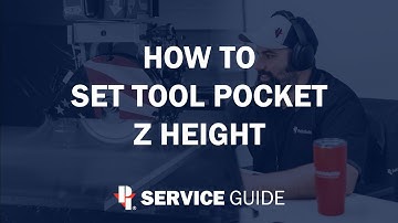 How To Set Tool Pocket Z Height | CNC Router Service