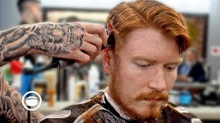 Short Back & Sides with Styled Top Haircut