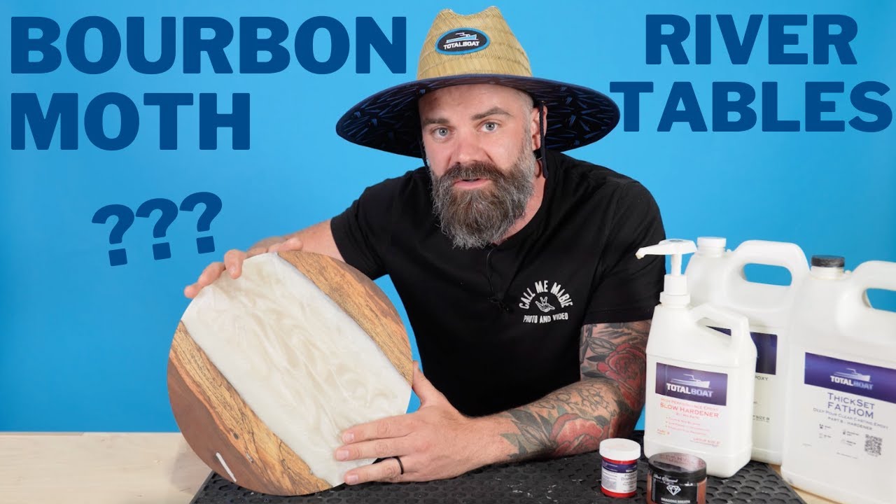 Bourbon Moth Making Epoxy River Tables with TotalBoat YouTube
