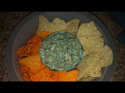 HOW TO MAKE SPINACH DIP UNDER $5! | EASY WAY TO MAKE SPINACH DIP! | SUPER BOWL FOOD