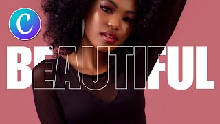 How to Create Transparent Text Effect in Canva Profile