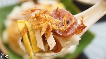 CÁCH NẤU XÔI MẶN THẬP CẨM CẤP TỐC BẰNG NỒI CƠM ĐIỆN - CKK