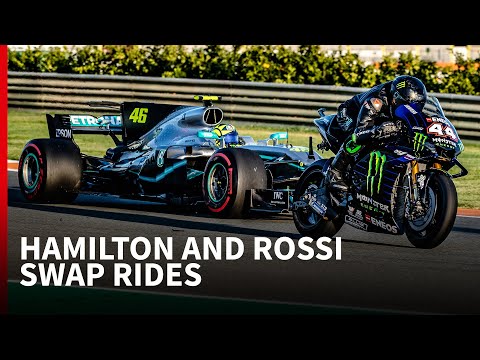 Lewis Hamilton on a motorbike?! F1 v MotoGP at the British Grand Prix :  PlanetF1