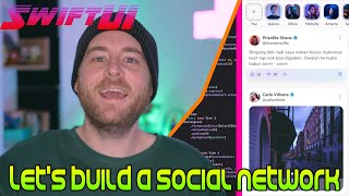 SwiftUI: Social Media App Design - Twitter / Facebook screenshot 5