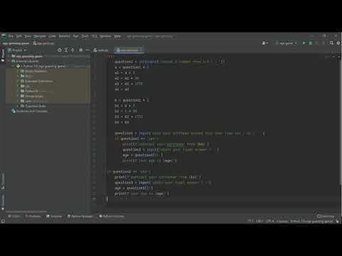 I made a very basic age guessing game usng python || turtorial