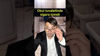 Okul Tuvaletinde Sigara Içerken Öğretmene Yakalanan Velet