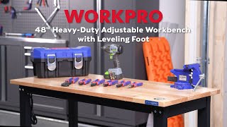 WORKPRO® Tools | Adjustable Garage Workbench