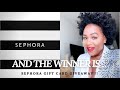 AND THE WINNER IS... | SEPHORA GIFT CARD GIVEAWAY!!! | SELF CARE SERIES | ESSENCEANDSTYLE