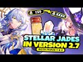 NEW UPDATE! STELLAR JADES CALCULATION FOR VERSION 2.7 | Sunday, Aglaea, Herta - Honkai: Star Rail