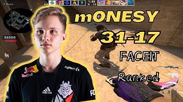 【CSGO POV】m0NESY (31-17) w/b1t (mirage) @ FACEIT ranked / Feb 2, 2023/ CSGO POV