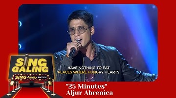 Sing Galing Sing-Lebrity November 6, 2021 | "25 Minutes" Aljur Abrenica Performance